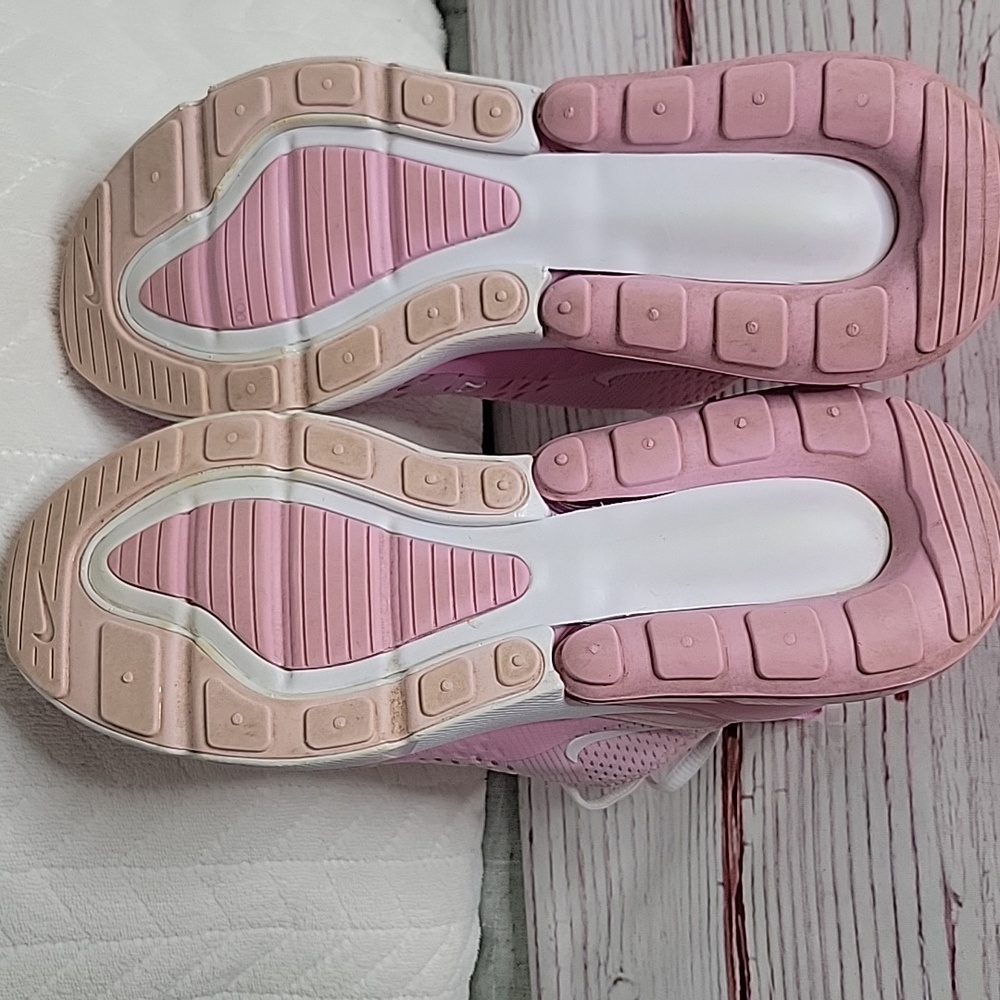 Nike Air Max 270 Pink And White Sneakers Size 8.5 - Picture 7 of 10